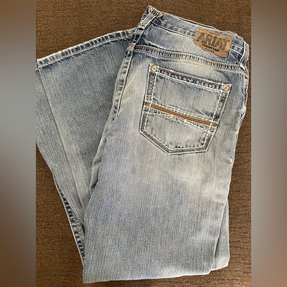 Ariat Men's Light Blue Relaxed Jeans